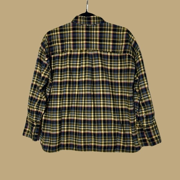 NWT Everlane Boxy Button-Down Plaid Soft Flannel Shirt, Oversized, Size Small - Picture 9 of 16